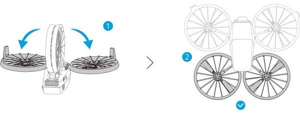 Mở cánh trước và cánh sau