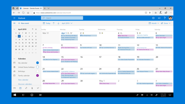 Giao diện phiên bản Outlook 2013 nổi bật