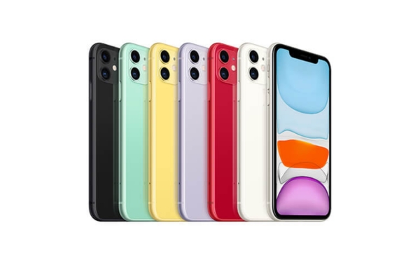 iPhone 11 bản tiêu chuẩn ra mắt với 6 màu: Tím, Vàng, Xanh lá, Đen, Trắng và (PRODUCT)RED