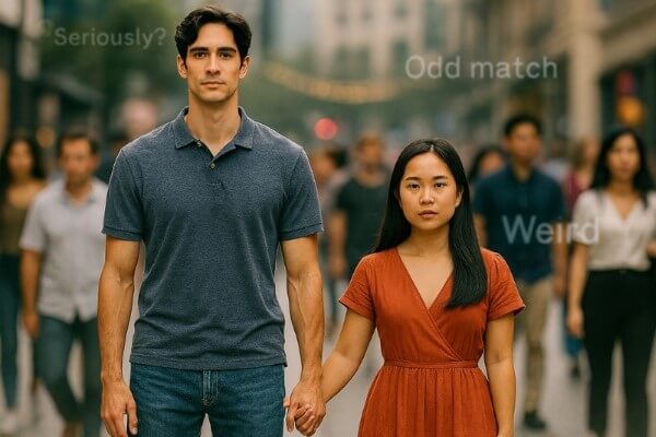 Những yếu tố khiến size gap couple được yêu thích trên mạng xã hội