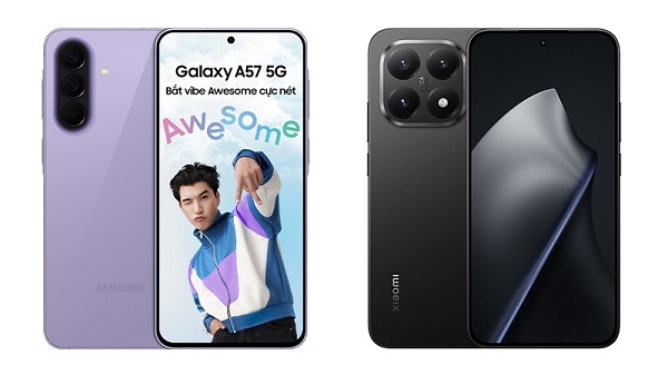 So sánh Samsung Galaxy A57 5G và Xiaomi 15T