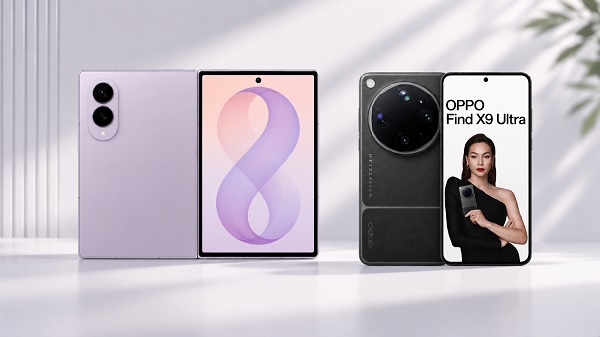 So sánh Samsung Galaxy Z Fold8 và OPPO Find X9 Ultra
