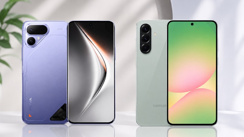 So sánh TECNO POVA Curve 2 5G với Samsung Galaxy A56 5G