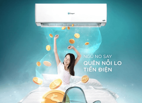 Điều hòa Casper trang bị nhiều tính năng tiết kiệm điện và vận hành ổn định