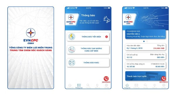Cài đặt ứng dụng và đăng nhập app Chăm sóc khách hàng EVN