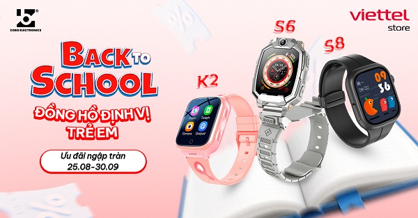 Chương trình ưu đãi mua sắm đồng hồ thông minh Zobo tại Viettel Store