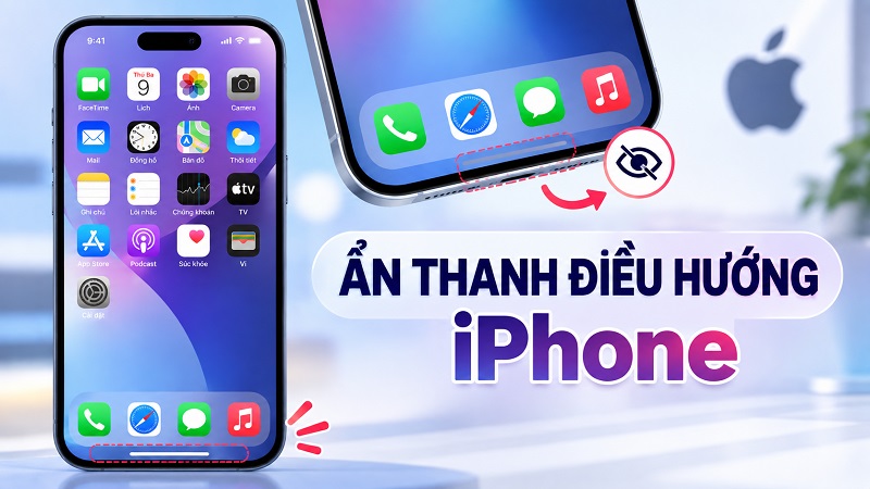 Cách ẩn thanh điều hướng iPhone