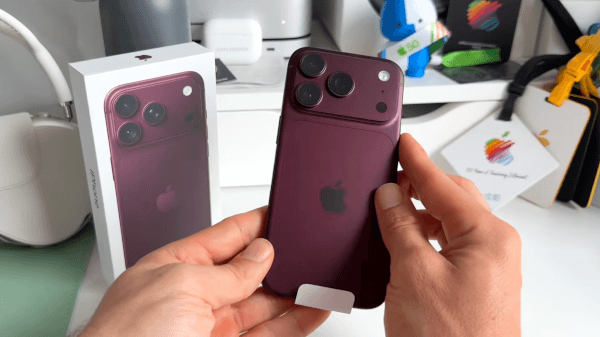 Màu đỏ trên iPhone 18 Pro Max (Youtube AppleDsign)