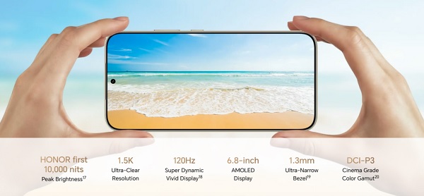 HONOR X9e Pro được trang bị màn hình siêu sáng