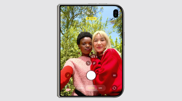 Ảnh chụp nhóm trên iPhone Duo