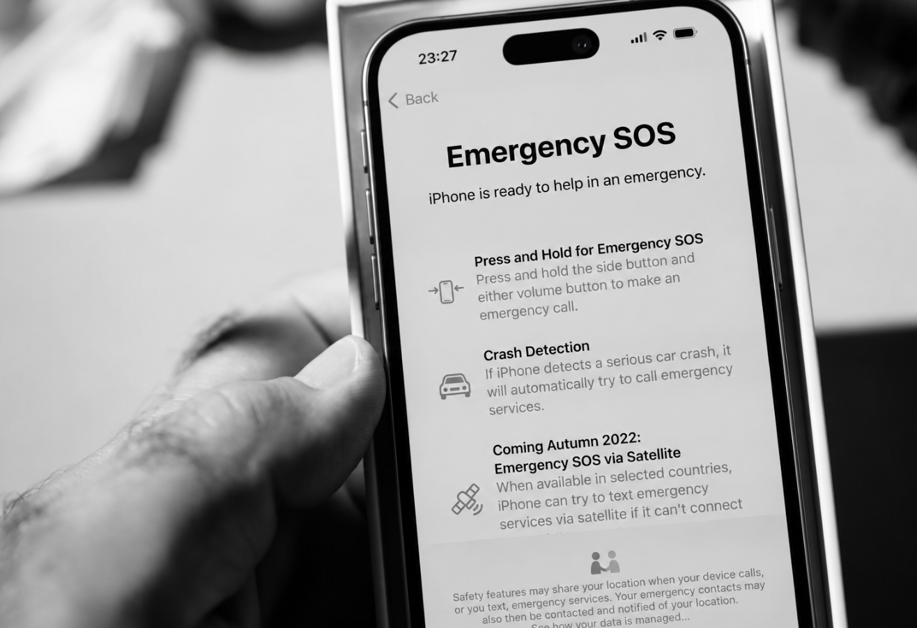 Khi phát hiện va chạm nghiêm trọng, iPhone sẽ phát cảnh báo và hiển thị tùy chọn để người dùng liên hệ dịch vụ khẩn cấp