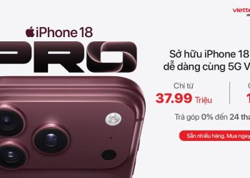 Giảm đến 5 triệu đồng khi mua iPhone 18 Pro series thanh toán qua thẻ tín dụng tại Viettel Store