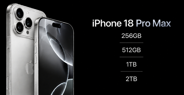 Lựa chọn các phiên bản 256GB, 512GB, 1TB và 2TB phù hợp với nhu cầu lưu trữ.