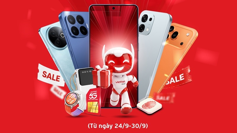 Viettel Store khai trương 2 siêu thị mới tại TP. Hồ Chí Minh và Tỉnh Vĩnh Long: Smartphone giảm đến 8 triệu, phụ kiện giá chỉ từ 29K