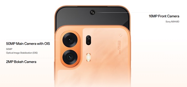 OPPO K14 Plus được trang bị camera chính sử dụng cảm biến Smartsense SC532HS độ phân giải 50MP