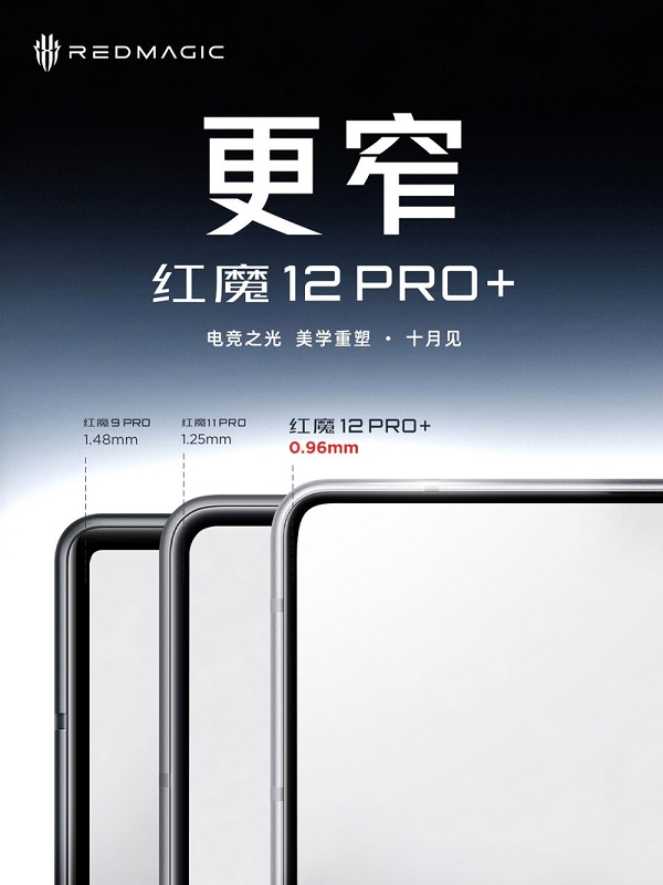 Red Magic 12 Pro+ sở hữu phần viền màn hình chỉ 0.96 mm, góp phần mở rộng không gian hiển thị và tạo cảm giác liền mạch hơn ở mặt trước