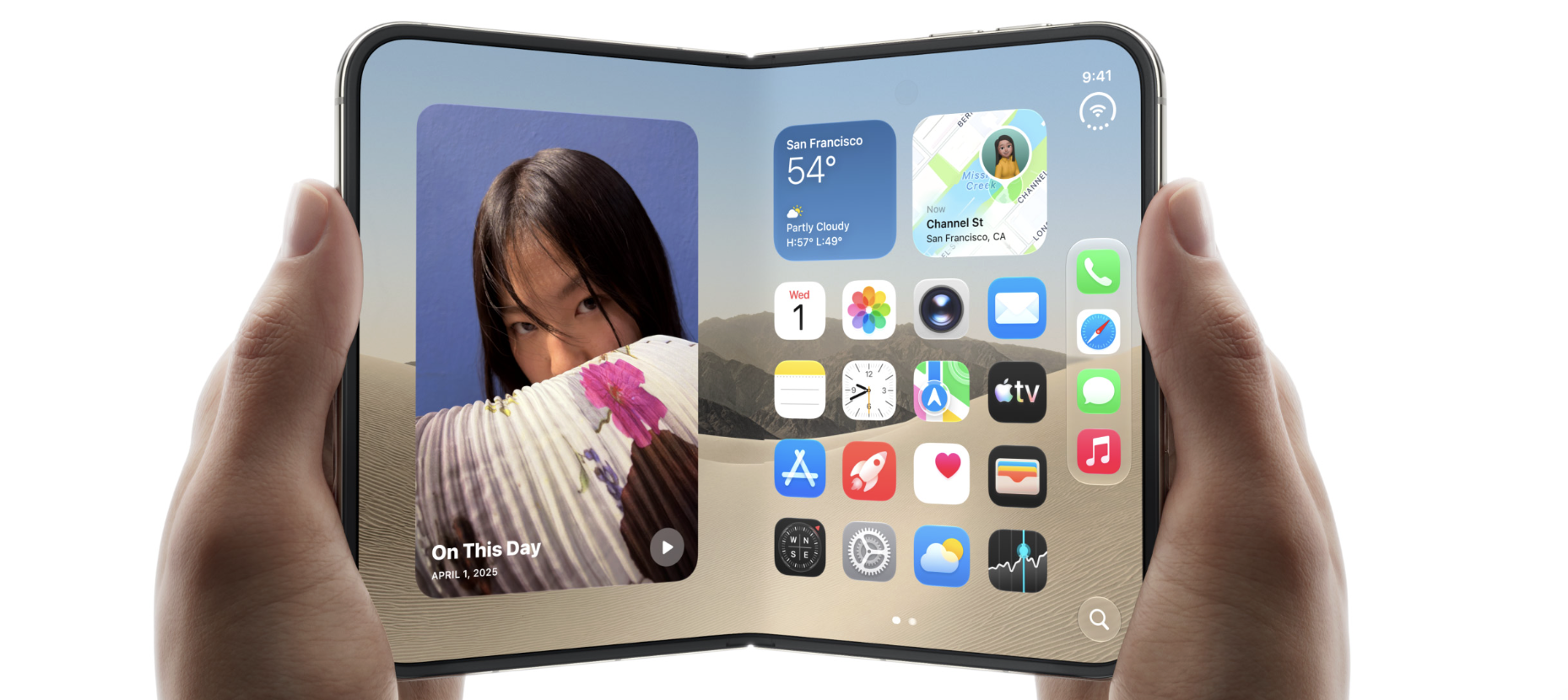 iPhone Duo là sự cân bằng giữa thiết kế màn hình gập và trải nghiệm đa nhiệm linh hoạt