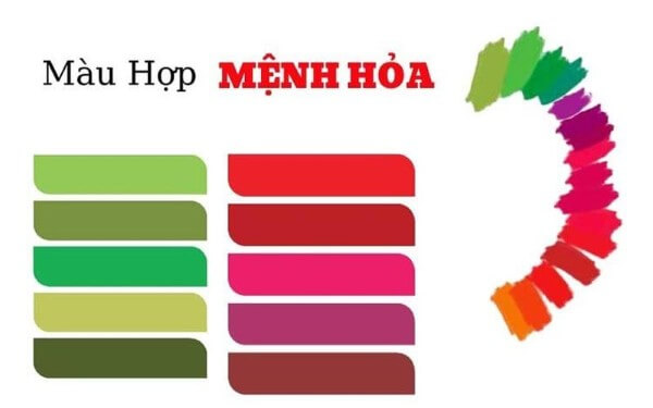 Những màu tương hợp với người sinh năm 1986 
