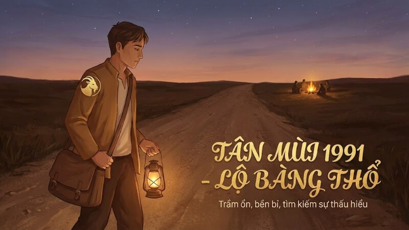 Người sinh năm 1991 tuổi Tân Mùi, mệnh Thổ (Lộ Bàng Thổ)