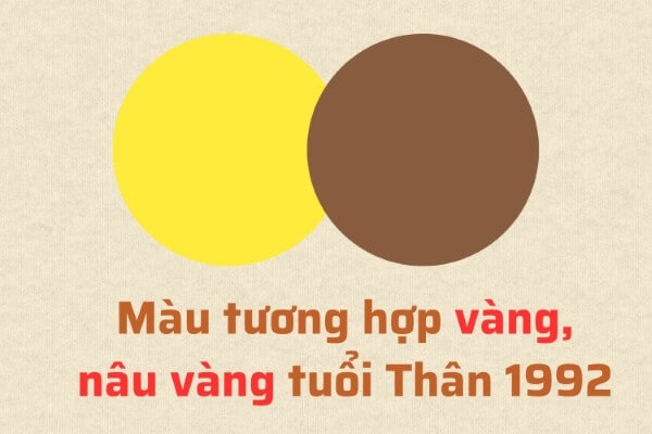 Những màu sắc tương hợp với người sinh năm 1992