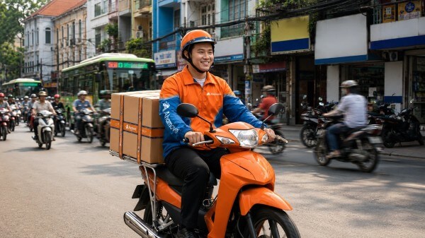 Các dịch vụ giao hàng nhanh Ahamove và SPX Instant