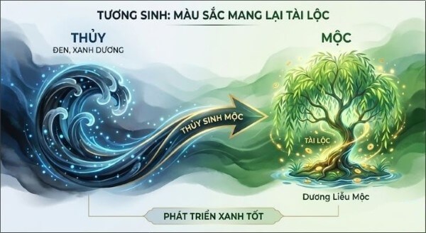 Những màu sắc tương sinh với người sinh năm 2002 
