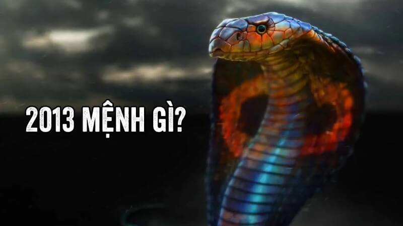 Người sinh năm 2013 tuổi Quý Tỵ, thuộc mệnh Thủy