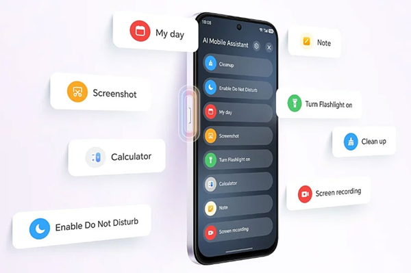 HONOR 600S 5G được ưu ái thêm Nút AI thông minh hỗ trợ kích hoạt nhanh các công cụ AI