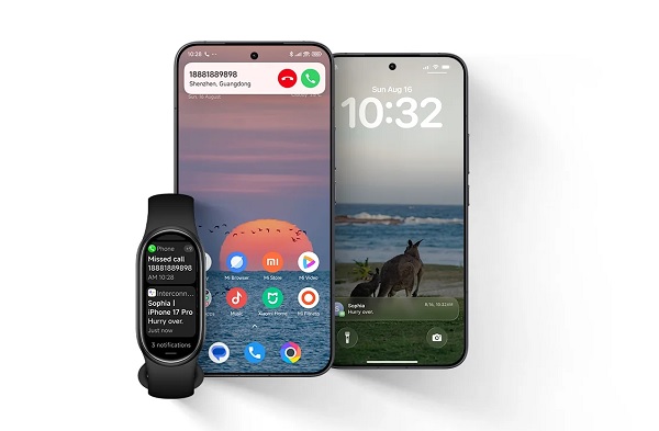 Giao diện HyperOS 4 kết nối mượt mà với hệ sinh thái Apple