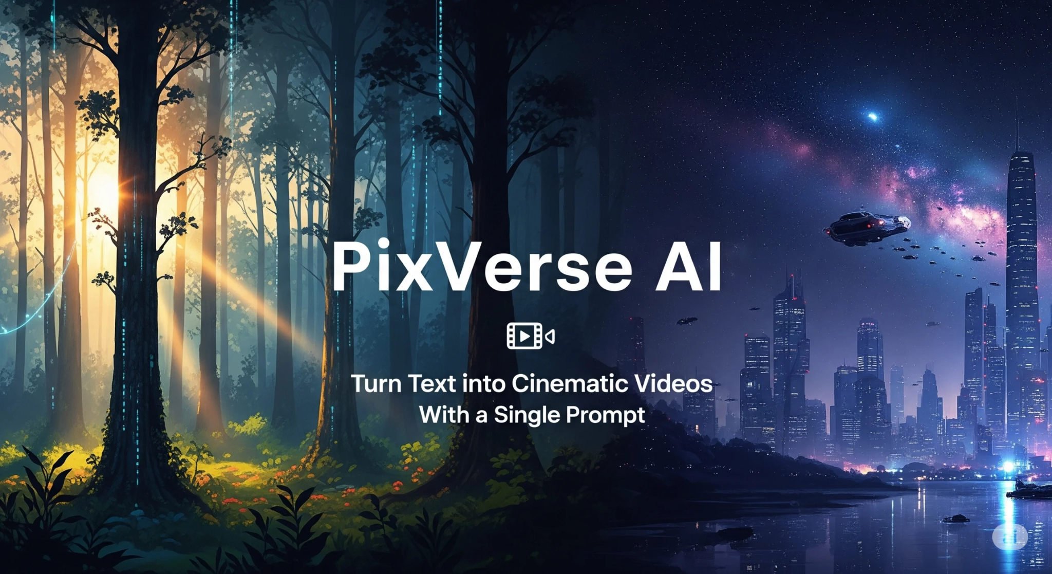 Giao diện khởi tạo video phong cách Anime đầy màu sắc trên PixVerse AI