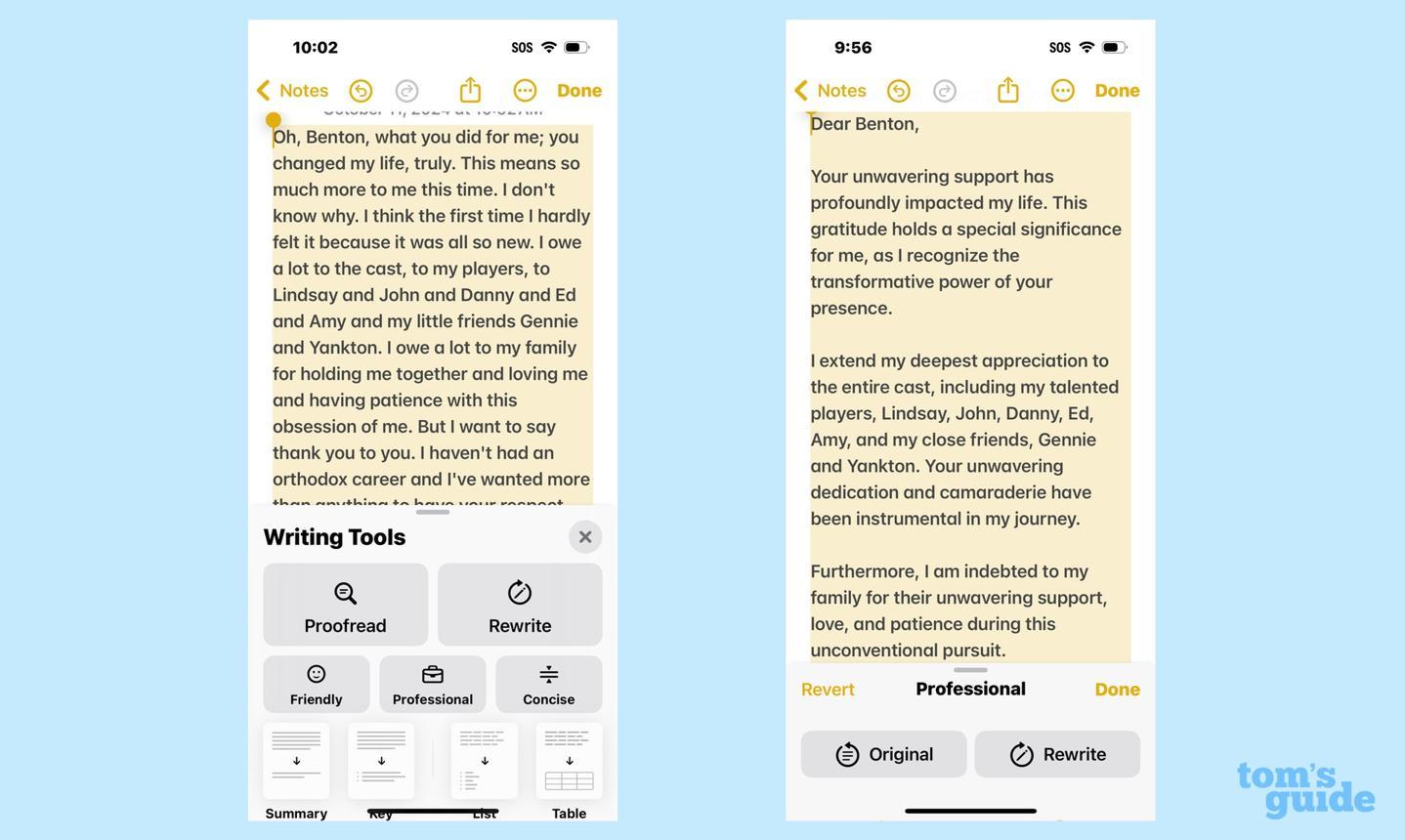 I turned to Apple Intelligence's Writing Tools to improve my writing | Tom's Guide