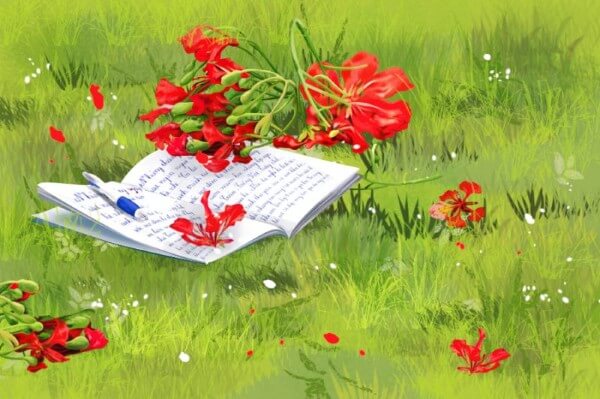 Tham khảo bài thơ Dưới mái trường
