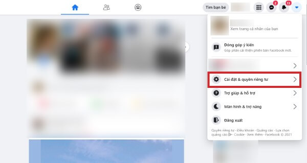 Mở Facebook bằng trình duyệt