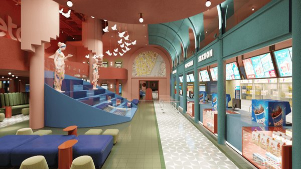 Beta Cinema Quang Trung có cách bài trí hiện đại, trẻ trung