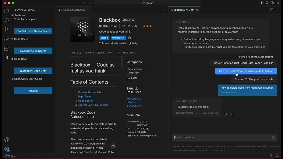 Người dùng trên toàn thế giới có thể dễ dàng sử dụng Blackbox Ai