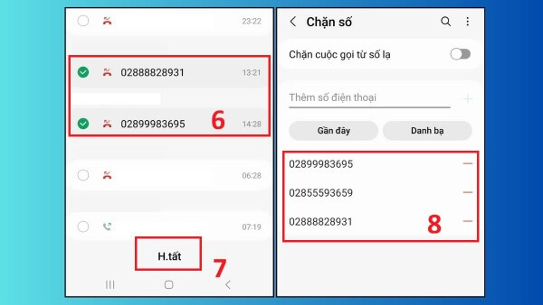 Chọn Thêm số và nhập số điện thoại
