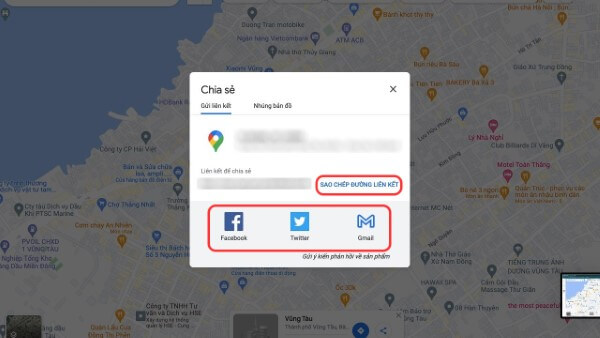 Chọn Sao chép đường liên kết