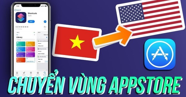 Quy trình chuyển vùng App Store cơ bản tương tự nhau