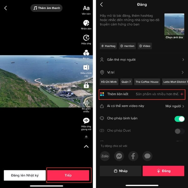 Viết phần mô tả đúng trọng tâm