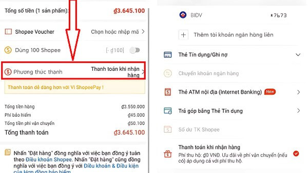 Chọn phương thức thanh toán phù hợp