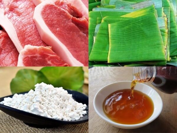 Chuẩn bị nguyên liệu làm giò lụa tại nhà