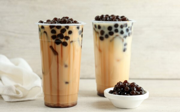 Lớp trân châu đường đen sánh thơm kết hợp cùng vị trà sữa béo nhẹ