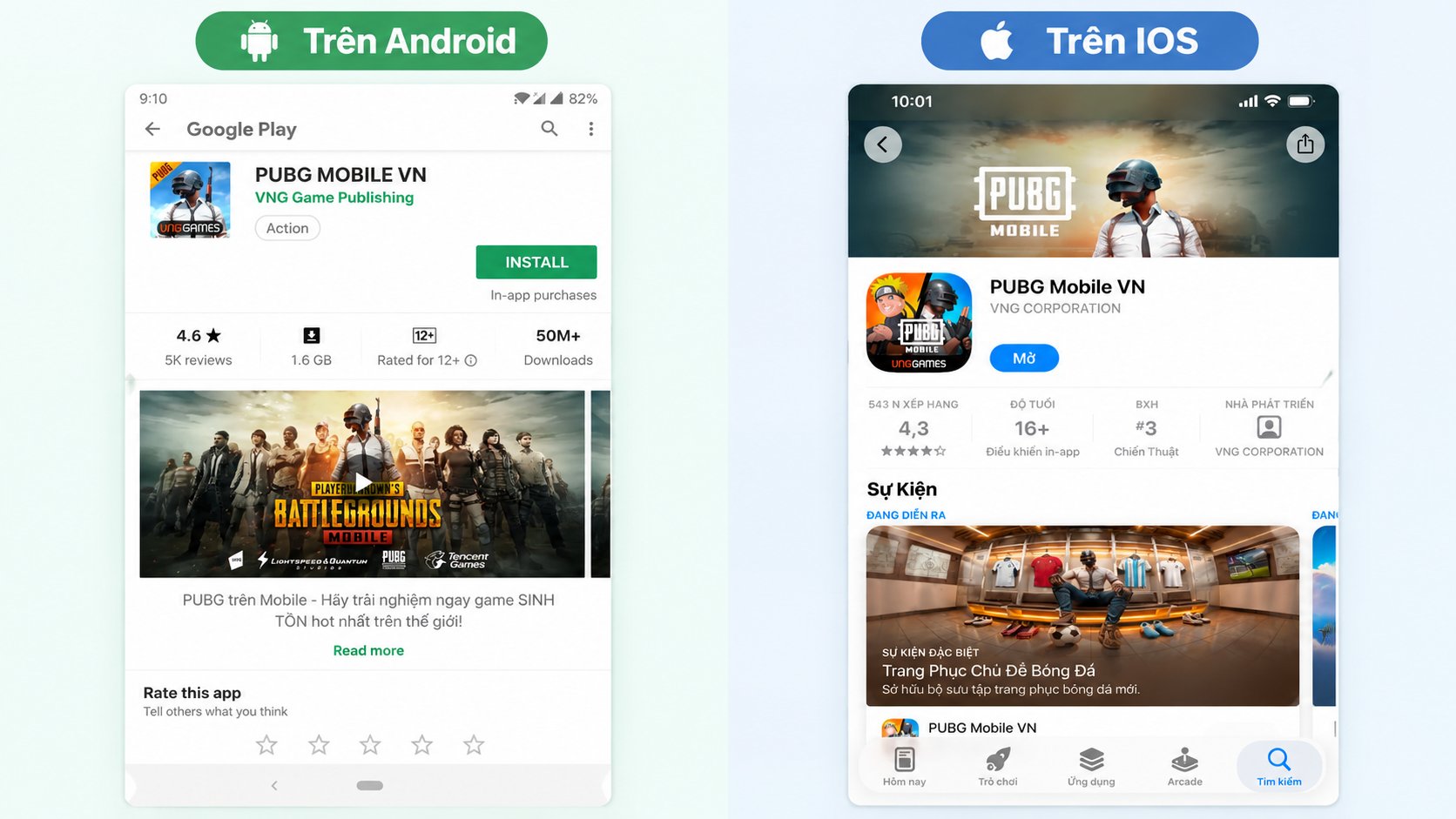 Cách nạp PUBG trực tiếp trên game bằng Google Play và App Store