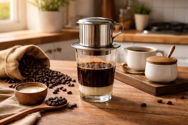 Một số bí quyết pha cà phê phin hương vị đậm đà, không bị đắng