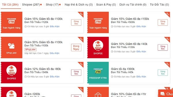 Tổng hợp các mã nhập tay, mã lưu sẵn, mã back lượt và deal giới hạn