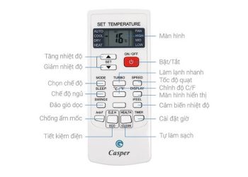 Cách sử dụng điều hòa Casper 2 chiều đúng cách
