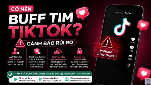 Những rủi ro khi dùng dịch vụ tăng tim ảo