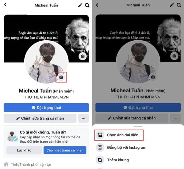 Cách cập nhật ảnh đại diện trên Facebook