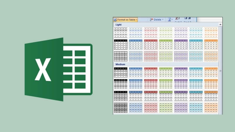 Việc tạo bảng trong Excel giúp dữ liệu được sắp xếp khoa học