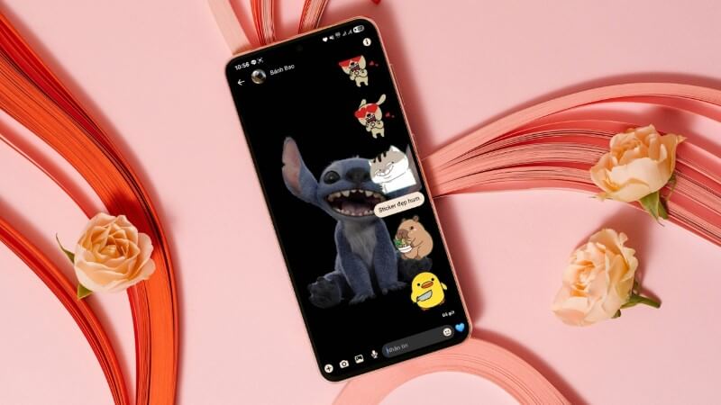 Messenger hỗ trợ nhiều cách tạo từ hình ảnh và sử dụng sticker